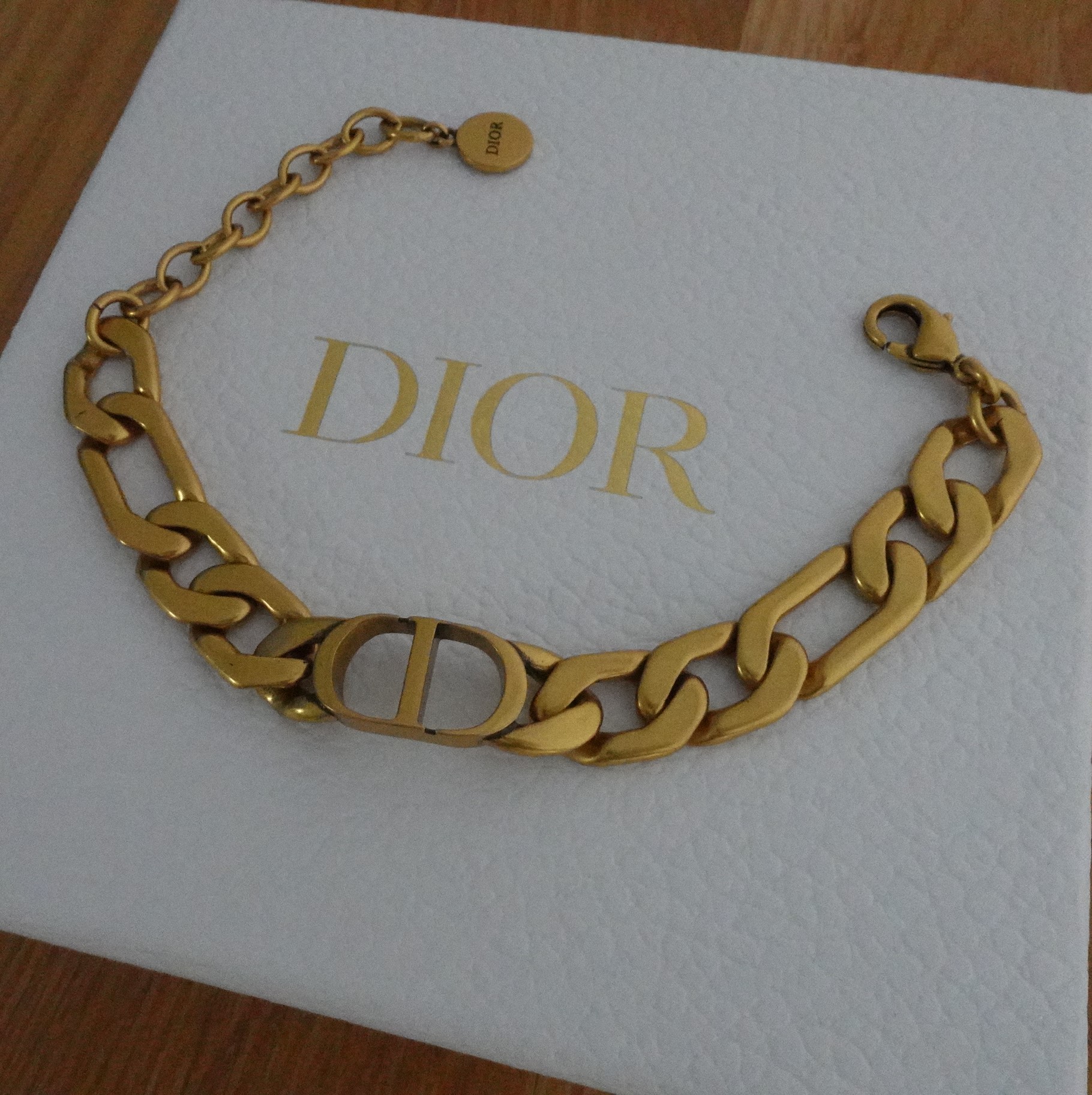 正規品】Dior ディオール30 モンテーニュ ゴールドブレスレット-